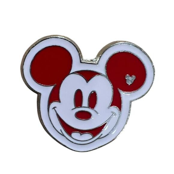 Disney Trading Pin Colorful Mickey Heads Dark Red Completer - Picture 1 of 2